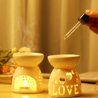 Nouveau Porte-Lumière Céramique en Gros Brûleur d'Encens Bougies Cire Chauffage Diffuseur d'Huiles Essentielles en Céramique Boîtes