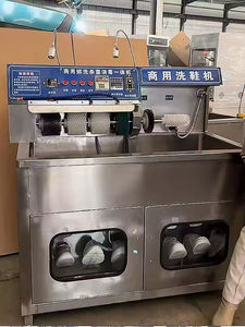 Machine à laver et à sécher les chaussures en acier inoxydable, double station, lavage de voiture, couverture, tapis de pied, chaussures de voyage, semi-<span class=keywords><strong>automatique</strong></span>, commercial - Product Image 2