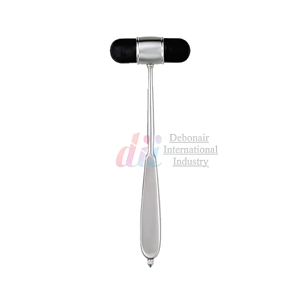 Marteau de réflexe de Dejerine neurologique 8 pouces en acier inoxydable, outil de diagnostic par percussion, fournisseur en gros - Product Image 4