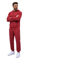 Survêtements décontractés pour hommes, coupe classique, couleur unie, automne, logo personnalisé, vêtements de sport, fermeture à cordon, ensemble 2 pièces, jogging