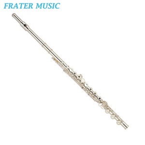 <span class=keywords><strong>Flauta</strong></span> de Metal Cupronicke de Alta Calidad con 17 Orificios Abiertos, Tono C, Clave B, con Llave E y Llaves Plateadas (JFL-323SEB) - Product Image 1