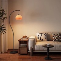 Lampe sur pied LED de luxe moderne, abat-jour en tissu E27, cristal K9, utilisation hôtelière, commande par interrupteur, intensité réglable, abat-jour jaune, hauteur réglable