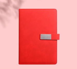 IStapromo Gifts Custom Logo School & Business Notebook Set Wired Glue Bound PU Leather Cover <b>Notepad</b> Gift for Students - Product Image 5