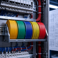 Fil électrique en cuivre toronné 10 AWG, isolé en PVC, câble monobrin OFC 53 mm² pour l'électronique automobile