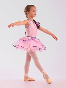 Anna Shi, Nuevos Diseños, Tutú <span class=keywords><strong>de</strong></span> Ballet Elegante con Cuello Redondo sin Mangas, <span class=keywords><strong>de</strong></span> Spandex con Lentejuelas Rosas, con Tocado, Trajes <span class=keywords><strong>de</strong></span> Danza - Product Image 2