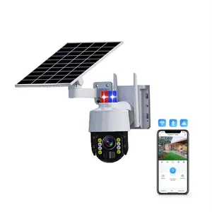Niko V380 Pro الطاقة الشمسية جهاز المنزل الذكي في الهواء الطلق للماء أمن CCTV درجة 360 المراقبة والتحكم عن طريق الهاتف