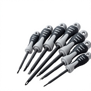 Insulated Magnetic <b>Screwdriver</b> Set Cross Phillips Bit Industrial Grade Anti-Slip Handle Matte Finish Plastic Handle - Product Image 5