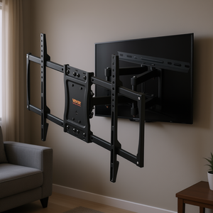 Support mural TV Vevor à mouvement complet 37-75 pouces 600x400mm VESA, bras articulés inclinables et pivotants, support en acier - Product Image 2