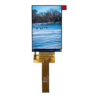 Écran LCD personnalisé de 3,5 pouces, résolution 320x480, module d'affichage LCD TFT à vision panoramique, 400 nits, interface MPU, écran TFT