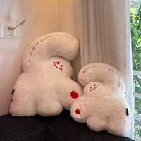 Oreiller en peluche en forme humaine pour la Saint-Valentin, décoration de mariage, décoration de canapé de salon, ornement