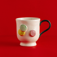 Tasses en céramique de vacances en relief de sapin de Noël de dessin animé personnalisé en gros tasses cadeau de Noël tasse à café