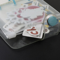 Recharges de pages d'album A9 pour classeur à 3 anneaux, pochettes PP pour cartes à collectionner, cartes de jeu et photos, support de livre de collection de photos