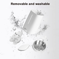Distributeur automatique intelligent de nourriture pour animaux de compagnie, nouveau design, bols électriques en acier inoxydable à minuterie automatique, batterie haute écologique
