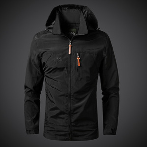 Chaqueta <span class=keywords><strong>de</strong></span> invierno para hombre, chaqueta <span class=keywords><strong>de</strong></span> tormenta bordada fina <span class=keywords><strong>de</strong></span> una sola capa, <span class=keywords><strong>tipo</strong></span> chaqueta deportiva para montañismo duro para hombre - Product Image 5