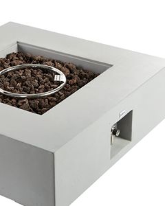 Le foyer au gaz Table de foyer de jardin extérieur <span class=keywords><strong>Cheminée</strong></span> à gaz Foyer de jardin Mobilier d'extérieur <span class=keywords><strong>Cheminée</strong></span> à cadre en aluminium - Product Image 6