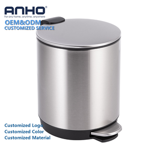 <span class=keywords><strong>Cubo</strong></span> de <span class=keywords><strong>Basura</strong></span> con Pedal de Acero Mate, Perfil Delgado, Instalación Bajo Fregadero para Cocinas Modernas y Oficinas, Ecológico y Resistente al Agua - Product Image 1