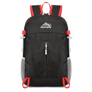 Lightweight Unisex Sports Outdoor <b>Backpack</b> Portable Folding Hiking Bag Zipper Waterproof <b>Nylon</b> Polyester Fashionable Letter - Product Image 2