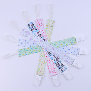 Clip para chupete de bebé con cuerda de poliéster, diseño de dibujos animados, 0-12 meses, diseño de cuerpo recto para uso infantil - Product Image 4