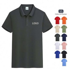 เสื้อโปโลผู้ชายขายส่ง เสื้อยืดพิมพ์โลโก้ตามสั่ง ไซส์ใหญ่ เสื้อโปโลเปล่าสำหรับติดแบรนด์ส่วนตัว - Product Image 2