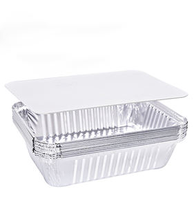 Wadah Makanan Aluminium Foil, Nampan Kue Aluminium Foil 1000Ml Panci Foil Takeaway - Product Image 2