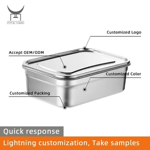 Bán Buôn <span class=keywords><strong>Ice</strong></span> <span class=keywords><strong>Cream</strong></span> Hình Chữ Nhật <span class=keywords><strong>Container</strong></span> 304 Thép Không Gỉ <span class=keywords><strong>Ice</strong></span> <span class=keywords><strong>Cream</strong></span> Lưu Trữ <span class=keywords><strong>Container</strong></span> Cho Tủ Đông Món Tráng Miệng Với Nắp - Product Image 3