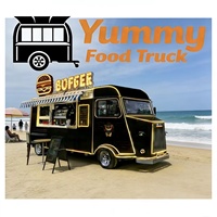 Yummy Mobile Food Truck Électrique, Remorque de Restauration, Chariot de Vente Ambulant, Bus-Restaurant, Tuk Tuk, Food Truck à Essence pour Burgers