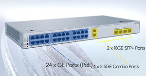 Switch PoE HUA WEI S310S-26PN4JX de 26 Puertos Gigabit con 4 Puertos de Enlace Ascendente de 10G, Administrado para Puntos de Acceso WIFI y Oficinas - Product Image 2