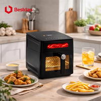 OEM Aangepaste Logo Kleur 100% RVS Airfryer Multifunctionele Elektrische Olievrije Airfryer voor Huishoudelijke Keukenapparatuur