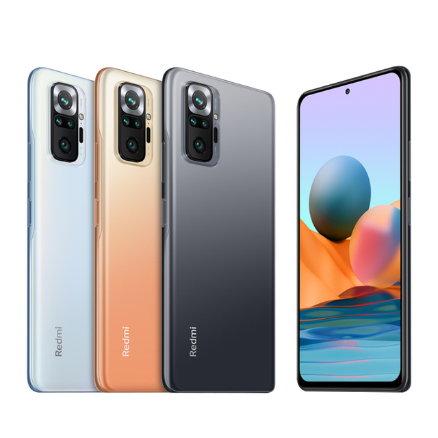 For Redmi Note10 Pro Mobile Phone Global 8GB+128GB 6.67" AMOLED DotDisplay 120Hz 5020mAh