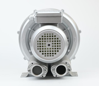 Pompe à vide à vortex à haute pression industrielle 0,7 kW-0,8 kW 220 V 50 Hz Souffleur à canal latéral pour le traitement des eaux usées des étangs à poissons