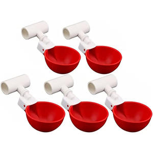 DD3028 Kit d'abreuvoir de poulet de volaille automatique bouteilles d'eau en forme de <span class=keywords><strong>maison</strong></span> poulet canard oie lapin <span class=keywords><strong>oiseau</strong></span> utilisation alimentaire perceuse assortie - Product Image 4