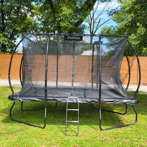 Zoshine Trampoline rectangulaire 8x14 pieds en promotion <span class=keywords><strong>pour</strong></span> usage extérieur avec filet de sécurité et échelle <span class=keywords><strong>pour</strong></span> enfants et adultes - Product Image 2