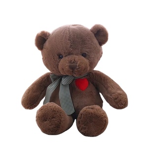 <span class=keywords><strong>Orsetti</strong></span> di Peluche Personalizzati all'Ingrosso <span class=keywords><strong>con</strong></span> <span class=keywords><strong>Cuore</strong></span> Rosso, Giocattoli Antistress per Innamorati, Imbottitura in Cotone PP - Product Image 1
