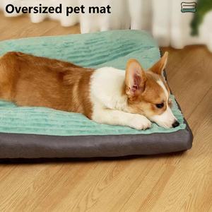 Nouveau lit de chiot indestructible anti-dérapant fond Rectangle caisse matelas Portable chien tapis de couchage - Product Image 3