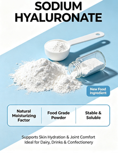 Eccellente Proprietà Idroretentore e Idratante <span class=keywords><strong>per</strong></span> Alimenti Funzionali Orali, Ialuronato di Sodio - Product Image 3