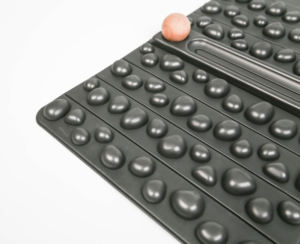 2025 nueva tendencia Shiatsu cojín de masaje plegable conjunto de acupresión para terapia de pies acupresión masajeador Shiatsu de acupresión - Product Image 5