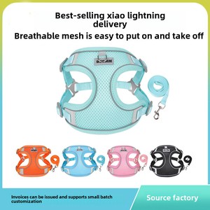 Yaz yürüyüşleri için 2025 yeni tasarım lüks evcil hayvan koşumu nefes köpek tasma taktik yelek tarzı köpek tasma evcil hayvan malzemeleri - Product Image 2