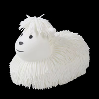 Jouet sensoriel anti-stress en forme de boule de mouton en PU, vente en gros OEM, pour filles et garçons