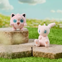 Porte-clés en peluche miniatures mignons sur le thème d'anime Pokémon : Sprigatito, Quaxly, Pikachu, Gengar – Poupée en peluche douce, pendentif de sac, cadeau pour enfants, jouet en peluche