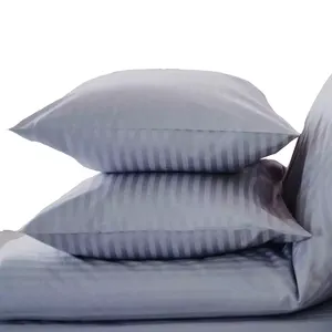 Luxury Cotton Striped Bed Pillowcase
