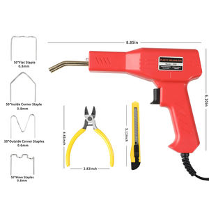 Power 50W <span class=keywords><strong>Hot</strong></span> Nietmachine Plastic Welder Gun Lassen Kit Met 200Pcs 4 Soorten Nietjes Voor Plastic Repareren - Product Image 4