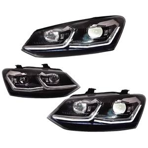 <span class=keywords><strong>Volkswagen</strong></span> <span class=keywords><strong>Polo</strong></span> 2014-2016 Vento dinamico segnale DRL LED proiettore lente 12V nuove parti di auto 6000K con luce potenziata - Product Image 1