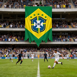 Drapeau suspendu de l'équipe nationale du Brésil, Top 8, pour les fans de football, bannière pour bar, cinéma, décoration, 70*130cm - Product Image 2