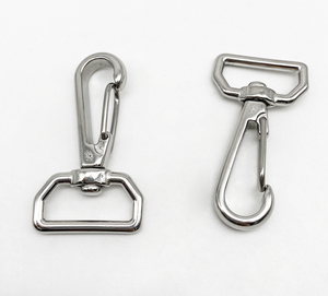 Gancho universal simple de acero inoxidable 304, hebilla de presión de resorte giratoria de anillo cuadrado de metal para mochilas y bolsos - Product Image 2