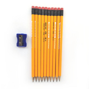 Lápiz de Madera de Alta Calidad con Goma de Borrar Roja en la Parte Superior, Lápiz Amarillo de 7.5 Pulgadas, Lápiz Hexagonal Hb para Niños - Product Image 3