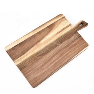 Planche à découper en bois de noyer avec poignée, bloc à découper rectangulaire, plateau de service pour la cuisine - Product Image 1