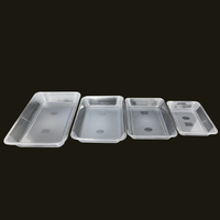 Bac alimentaire commercial transparent GN avec une grande durabilité pour le stockage des aliments dans les buffets et restaurants