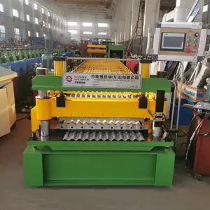 0.12mm-0.3mm Thickness Corrugated Roof Roll Forming Machine Metal Sheet Panel Roll Forming Machine