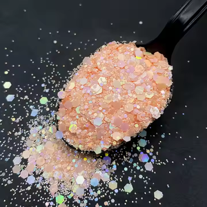 Commercio all'ingrosso Macaron <span class=keywords><strong>colore</strong></span> Glitter per unghie olografico Glitter Chunky Glitter per luce vetro sfuso Gel epossidico per unghie - Product Image 3