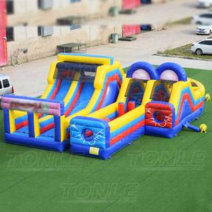 Castillo gigante y grande de china para saltar al aire libre, campo de obstáculos inflable personalizado para adultos, 5k, venta al por mayor - Product Image 4